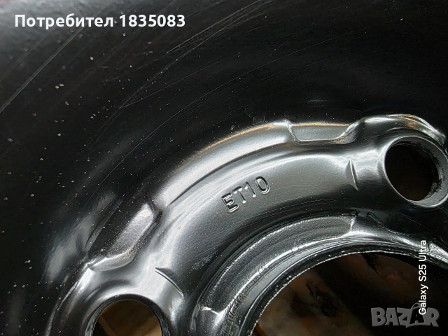 Резервна гума/патерица 16ка 4х108 Peugeot, Citroen, Opel, снимка 4 - Гуми и джанти - 53287216