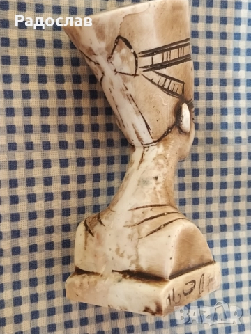 статуетка Нефертити , снимка 4 - Статуетки - 51781103