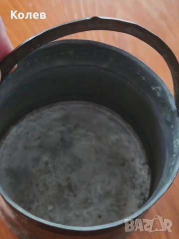 Старо менче, бакърче, снимка 7 - Антикварни и старинни предмети - 54337879