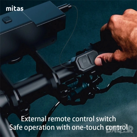 Ултра ярка 9 LED + 21 SMD светлина за велосипед, Фар, Клаксон, Батерия, снимка 9 - Аксесоари за велосипеди - 52003435