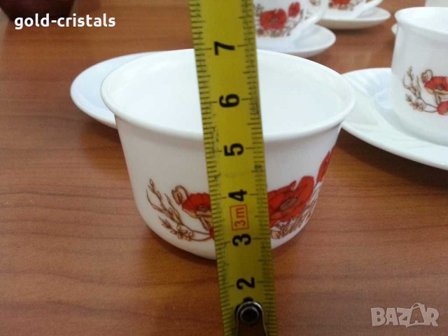 френски аркопал чаши за кафе, снимка 6 - Антикварни и старинни предмети - 31237654