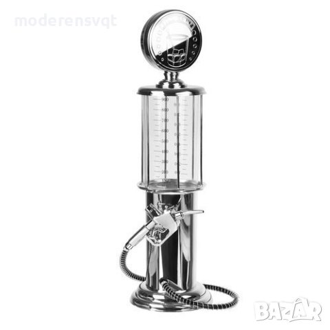 Диспенсър с форма на ретро бензинова колонка с маркуч, снимка 7 - Буркани, бутилки и капачки - 42721723