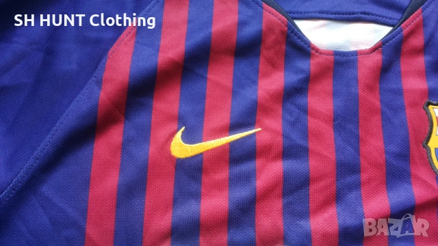 NIKE FC BARCELONA Kids Football T-Shirt Размер 13-15 г / 158-170 см детска футболна тениска 6-66, снимка 9 - Детски тениски и потници - 53126633