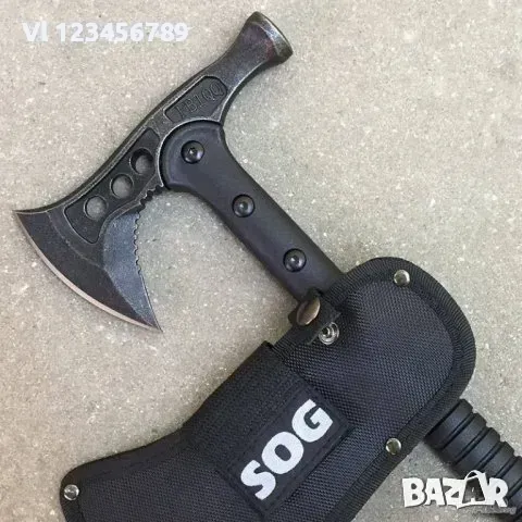 Томахавка - чук /брадва/ SOG - с калъф, снимка 5 - Ножове - 49736745