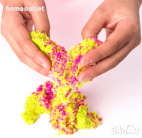 Детска игра с кинетичен пясък KINETIC SAND BAKE SHOPPE, снимка 4 - Пластелини, моделини и пясъци - 44759074