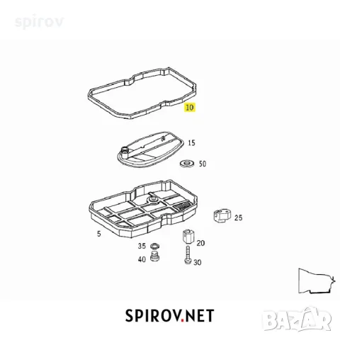 Гарнитура автоматична скоростна кутия Mercedes 722.6 5G-Tronic, снимка 3 - Части - 55716221