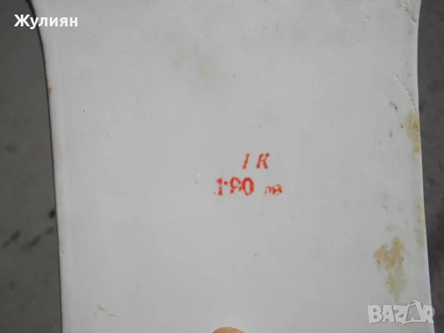 СТАР ПОРЦЕЛАН ШУМЕН ЧАСОВНИКОВАТА КУЛА , снимка 6 - Антикварни и старинни предмети - 47393803