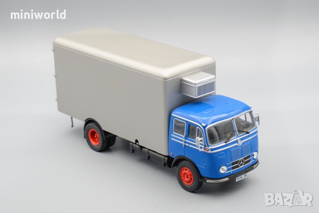 Mercedes-Benz LP 334 хладилен фургон 1962 - мащаб 1:43 на DeAgostini моделът е нов в блистер , снимка 2 - Колекции - 42626509