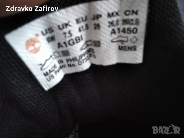 Обувки Timberland оригинал 41 1/2номер, снимка 5 - Мъжки боти - 34311357