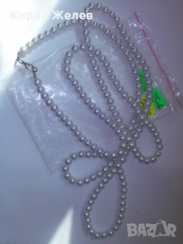 ВИНТИДЖ ПЕРЛЕНО КОЛИЕ ГЕРДАН ОГЪРЛИЦА 5284, снимка 7 - Колиета, медальони, синджири - 29765078