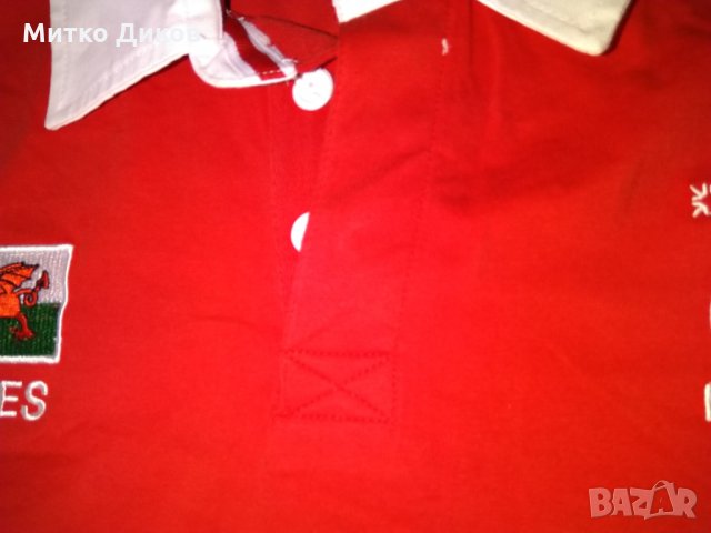 Уелс тениска ръгби 6 нации дълги ръкави 100% памук размер ХЛ, снимка 4 - Други спортове - 30793471