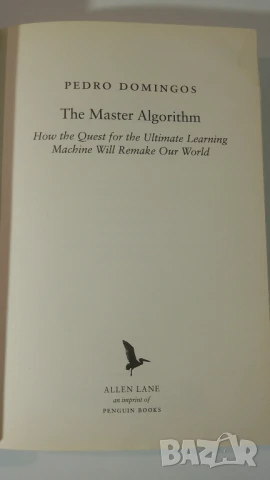 Книга The Master Algorithm: How the Quest for the Ultimate Learning Machine Will Remake Our World, снимка 1