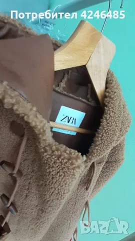 Зимно палто на Зара, снимка 3 - Палта, манта - 48602427