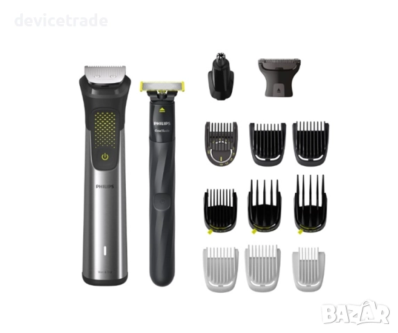 Комплект тримери PHILIPS 15 in 1 и OneBlade MG9552/15