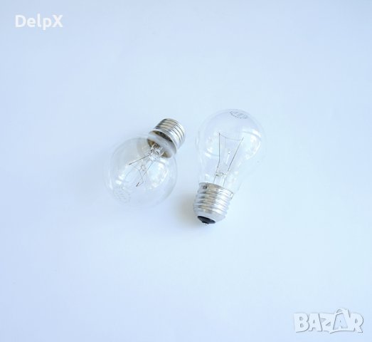 Лампа обикновена прозрачна с цокъл E27 220V 40W, снимка 1 - Крушки - 42617760