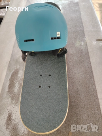 Скейтборд Oxelo и каска Quicksilver., снимка 4 - Скейтборд, ховърборд, уейвборд - 51498454