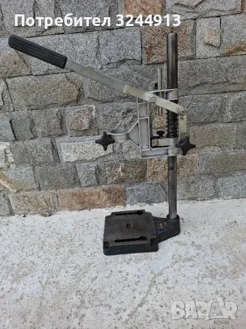Немска стойка за бормашина AEG BST 717, снимка 4 - Бормашини - 49774451