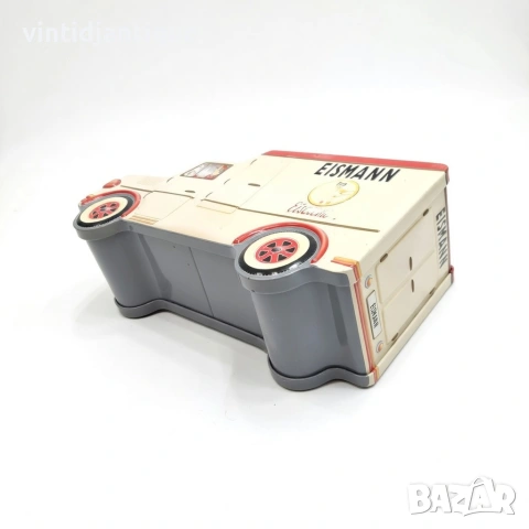 Ретро камион в кремав и червен цвят с логото на "Eismann", снимка 4 - Антикварни и старинни предмети - 53998606