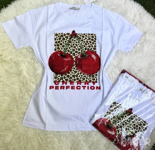 памучни дамски тениски , снимка 13 - Тениски - 50626751