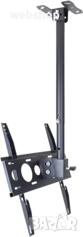 ПРОМО!! Стойка за телевизор за Таван, 26-60 инча, регулируема ротация, черна, 45 кг, снимка 2 - Стойки, 3D очила, аксесоари - 49525815