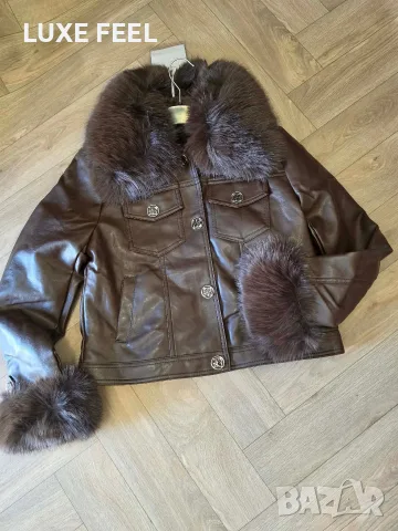 ⚜️Дамски Кожени Якета , снимка 4 - Якета - 55971524