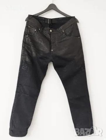 Мъжки дънки MNML Couture / Восъчно покритие Coated / Streetwear Slim / Размер 31