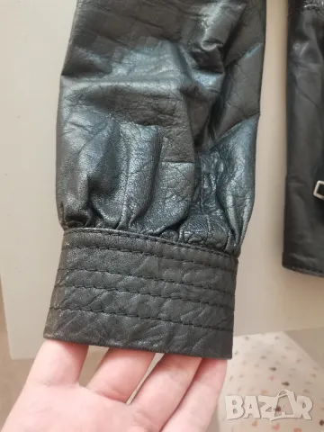 дамско яке от естествена кожа размер М/L, снимка 5 - Якета - 49820580