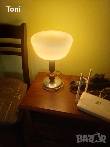 старинен лампион 2 броя ,vintage ретро лампа до 1983г, снимка 4 - Антикварни и старинни предмети - 53454695