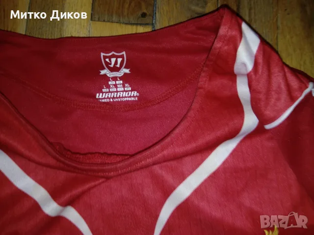 Ливърпул футболна тениска Warrior #8 Steveh Gerrard размер Л, снимка 6 - Футбол - 55741968