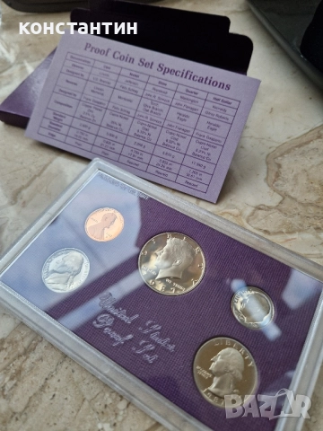 сет монети САЩ от 1987г