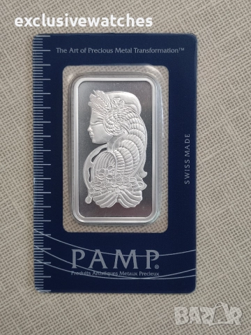 1 oz сребърно кюлче PAMP Fortuna
