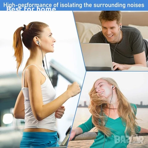 Bluetooth кабелни слушалки с микрофон Blukar, снимка 5 - Слушалки и портативни колонки - 50686266