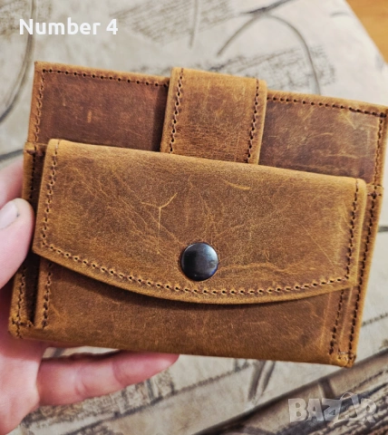 Портмоне естествена кожа