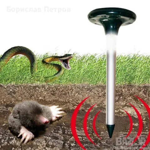 Solar1 уред за борба с гризачите от пластмаса тегло 0.635 кг TV1, снимка 5 - Градинска техника - 55766943