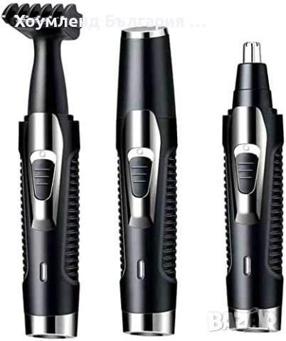 Тример за нос, уши и брада – 3в1 мъжки тример за лице, снимка 5 - Тримери - 42202238