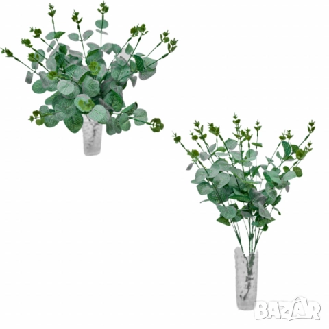 Изкуствен евкалипт – естествена свежест и стил без поддръжка, снимка 2 - Други стоки за дома - 52137817