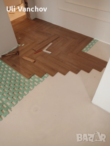 Монтаж на ламинат и ламперия , снимка 12 - Ламиниран паркет и подложки - 52959148