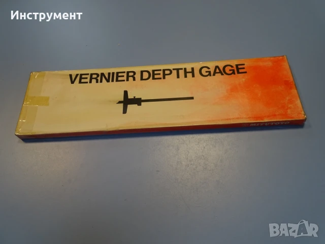 Шублер дълбокомер Mitutoyo 527-203 VDS30 Vernier Depth Gage 0-300mm, снимка 7 - Шублери - 50809167
