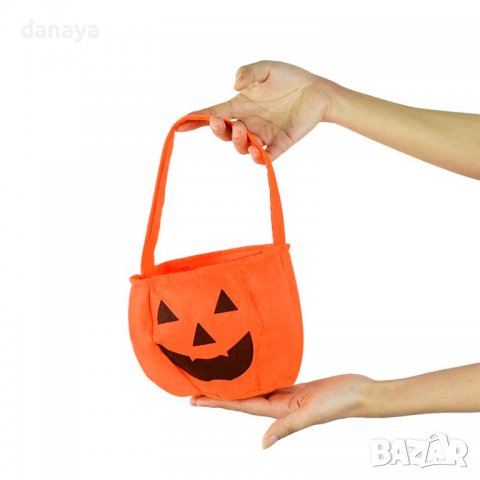 3098 Хелоуин чанта за лакомства Тиквен фенер, снимка 4 - Други - 38086595