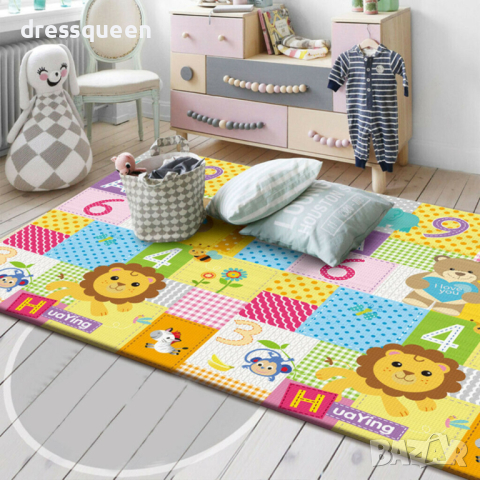 3889  Постелка за игра с цифри и букви Образователна, снимка 10 - Образователни игри - 44615293