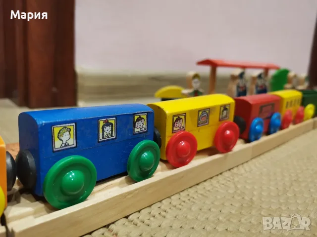 Дървено детско влакче, снимка 15 - Други игри - 56460026