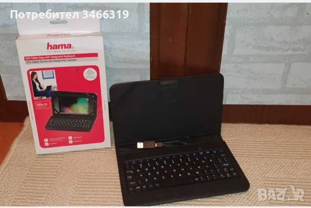 Калъф с клавиатура Hama OTG Universal 7"