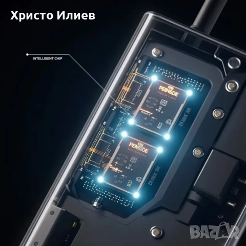 Преносим въздушен компресор за надуване на гуми Електрическа безжична помпа, снимка 9 - Аксесоари и консумативи - 51578174