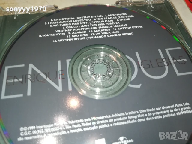 ENRIQUE-ORIGINAL CD 1208250831, снимка 8 - CD дискове - 51335627
