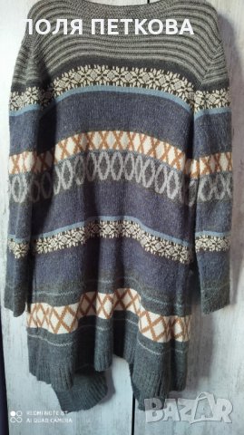 Пъстра асиметрична жилетка, снимка 2 - Жилетки - 35557277