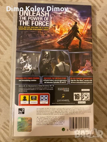 Star Wars Force Unleashed PSP, First Press, снимка 2 - Игри за PlayStation - 51387094