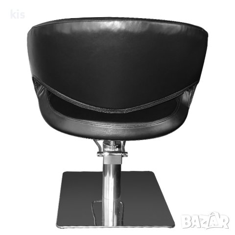 Фризьорски стол в черно T53, снимка 5 - Фризьорски столове - 42835783