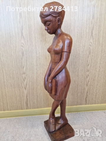 статуетка / дърворезба 69 см.