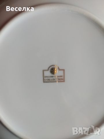 Английска колекционерска порцеланова чиния Тауър бридж , снимка 2 - Колекции - 44788976