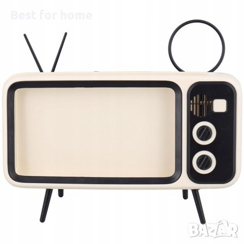 Атрактивна тонколона- поставка за телефон във формата на ретро телевизор., снимка 2 - Bluetooth тонколони - 37130419
